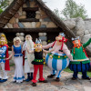 In the park, you'll meet the characters from Asterix and Obelix.