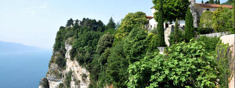 View of Tremosine by Lake Garda.