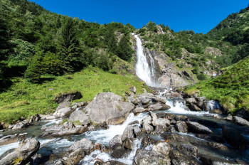 Partschins waterfall only falls for less than 100 metres.