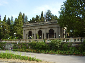 The pavilion built by Poggi