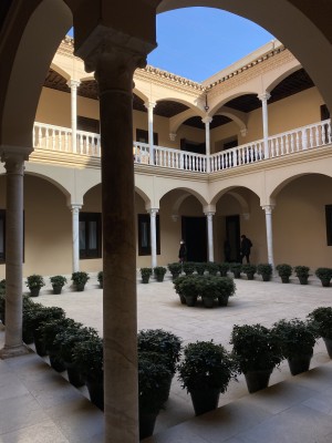 It is housed in a 16th-century Renaissance palace.