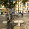 Traces of Picasso can be found all across the city—like this statue in front of his birthplace.