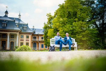Relax for a moment in Pillnitz Castle Park.