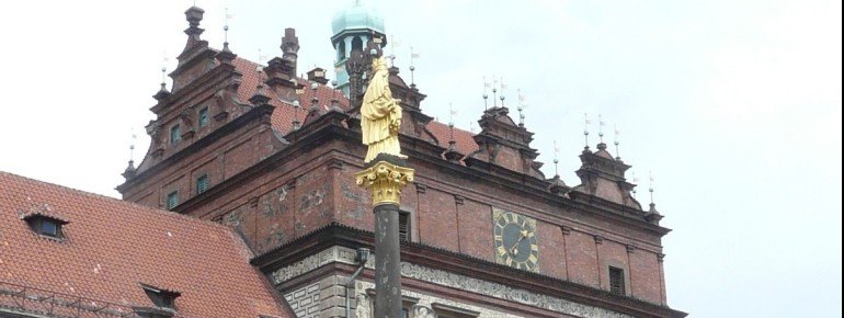 The plague column at the Republic Square