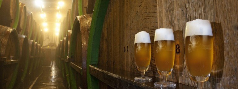 The brewery museum shows the history of the art of brewing