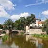 The Mlýnská Strouha Water Channel and Park.