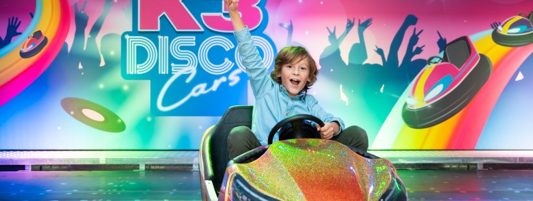 On the kid-friendly bumper car track, little racers can put the pedal to the metal.
