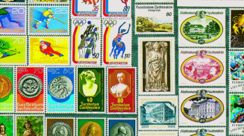 The museum has been showing stamps from Liechtenstein since 1912.