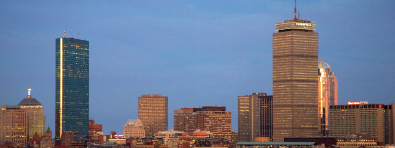The Prudential Tower ("The Pru" for Bostonians) is 749 feet (229 m) tall.