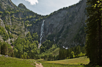 Röthbach Waterfall is the highest waterfall in Germany.