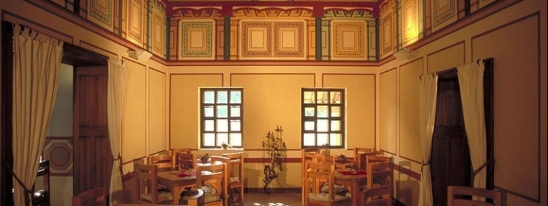 The rooms were created true to the originals.