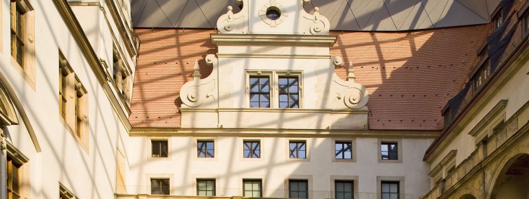 The Dresden Residence Palace combines various architectural influences.