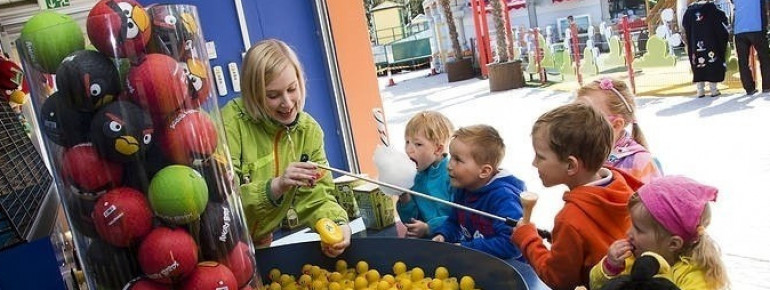 Children will especially enjoy the park.