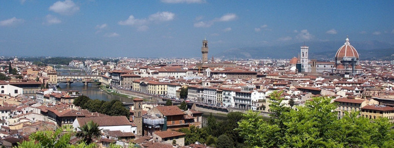 A magnificent view of Florence