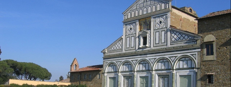 The museum's forecourt