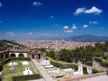 The cemetery of San Miniato al Monte