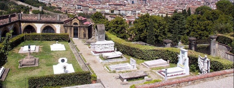 The cemetery of San Miniato al Monte
