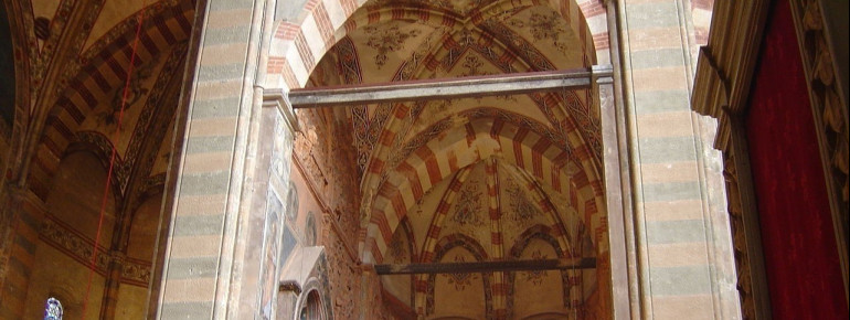 One of six smaller chapels to the side of the church