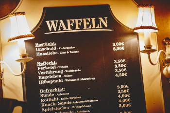 Fancy a waffle? They come in all kinds of flavours at St. Pauli!