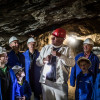 300 metres below ground, visitors experience the working world of the miners up close.