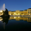 Schönbrunn Palace at night.