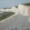 The Seven Sisters are located at England's southern coast in Sussex