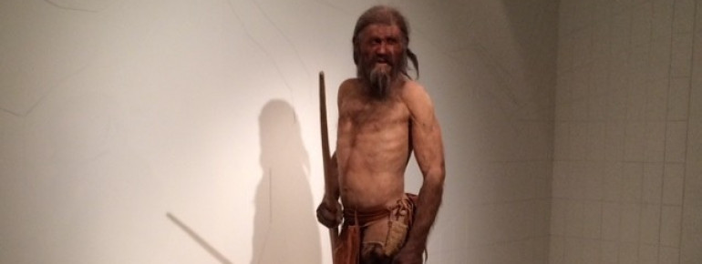 This is what he probably looked like, the "Iceman".