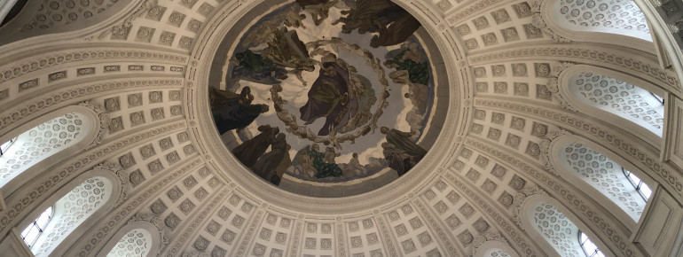 The imposing dome of the cathedral is one of the largest in Europe.