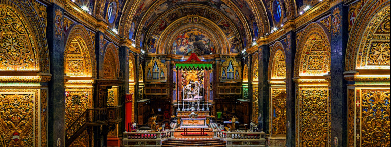 St. John's Co-Cathedral is a true baroque gem.