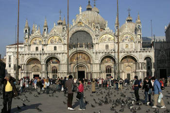 View on St Mark's Basilica from St Mark's Square