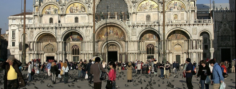 View on St Mark's Basilica from St Mark's Square
