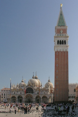 The campanile of St Mark's Basilica