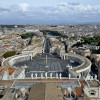 View of St. Peter's Square from the dome.