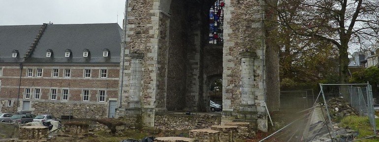 The ruins of the monastery church dating back to the 11th century