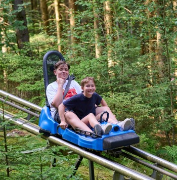Seven bends and a jump make for a fun and varied ride down the mountain.