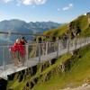 The Stubnerkogel suspension bridge is 140 meters long.