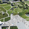 The area of the Swarovski Crystal Worlds from above.