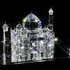 The crystal Taj Mahal stands in the FAMOS Chamber of Wonders.
