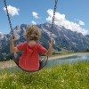 The swing park in the Hochkönig region is the first of its kind in the whole of Austria.