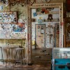 The bar is known for its unique and creative decoration.