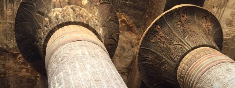 Reliefs and Paintings in the Columned Hall