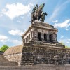 The equestrian monument of Emperor Wilhelm I. stands at an impressive height of 38 meters.