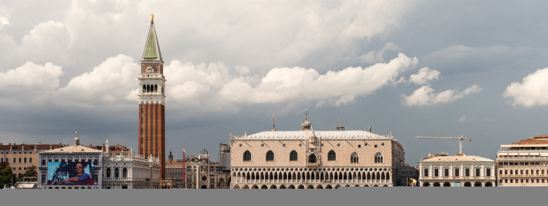The Palazzo Ducale is located in St. Mark's Square in Venice.