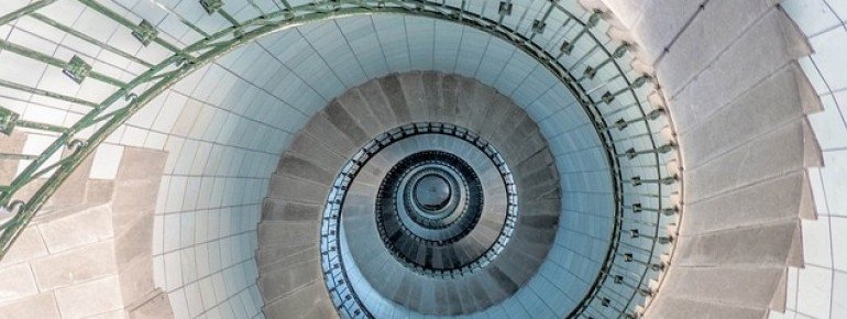 397 steps lead to the top.