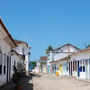 Typical façades of Paraty houses