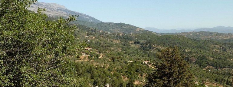 View on the upper part of Mystras