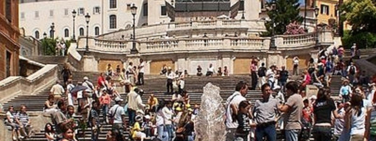 The Spanish Steps are one of the most beautiful places in Rome