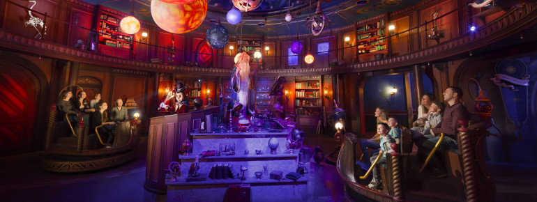 Choose your own route in the Symbolica theme ride.