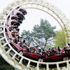 The Python rollercoaster features a double looping and a corkscrew.