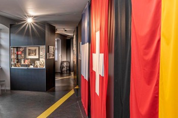Germany - France - Switzerland. The museum shows how connected the three countries are.